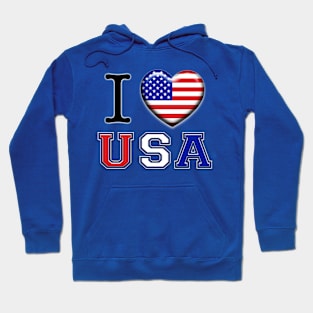 I love USA Hoodie